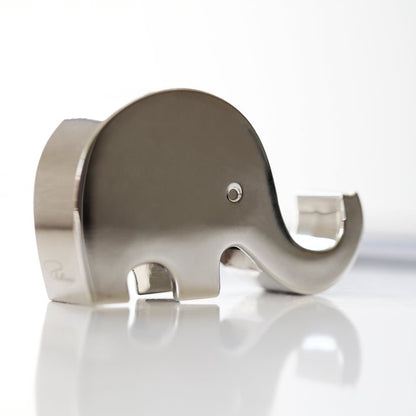 Elephant Phone Holder- Modern Font Phone Stand engraved with your message by Wedding Charm Gifts